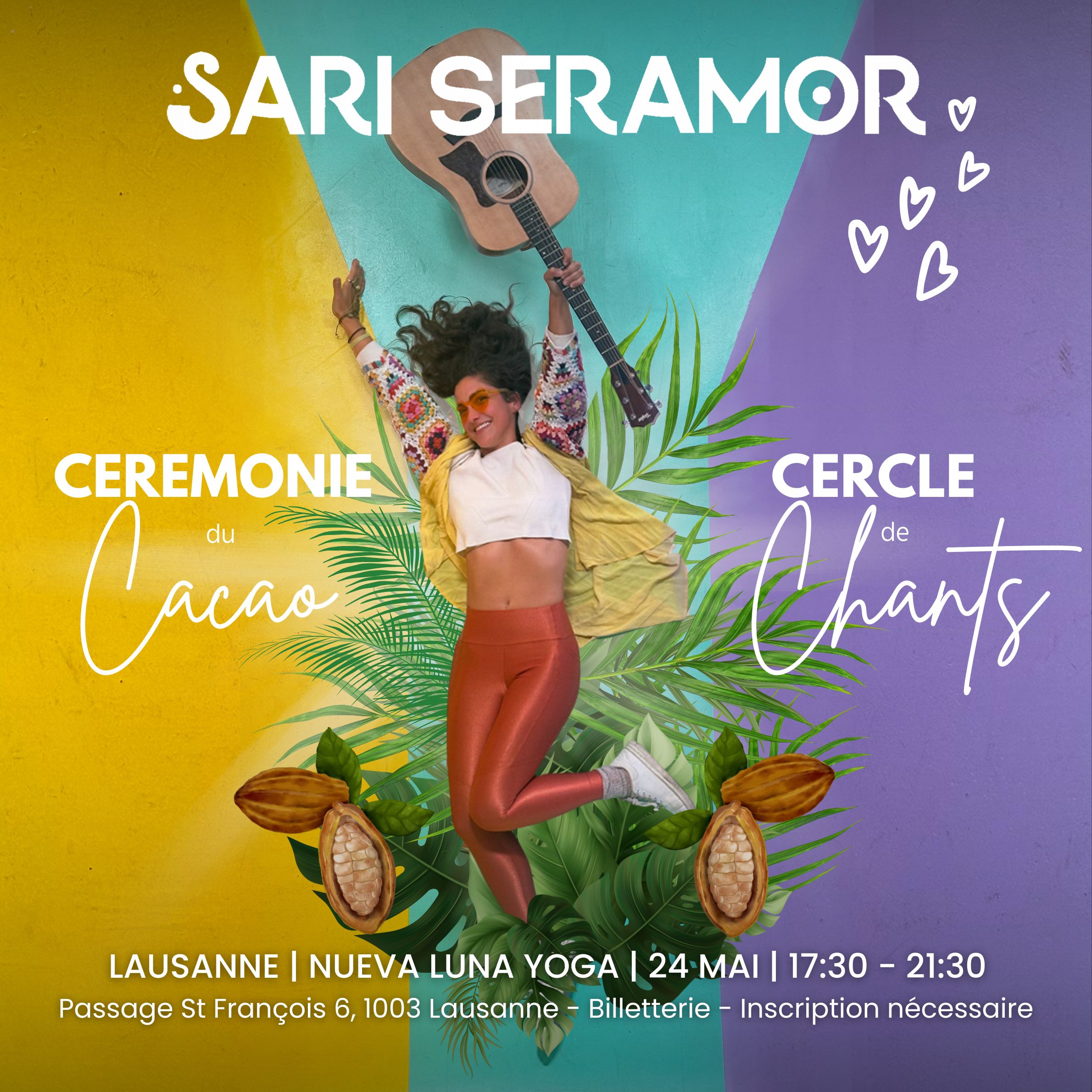 Cérémonie de cacao et cercle de chant avec Sari Seramor