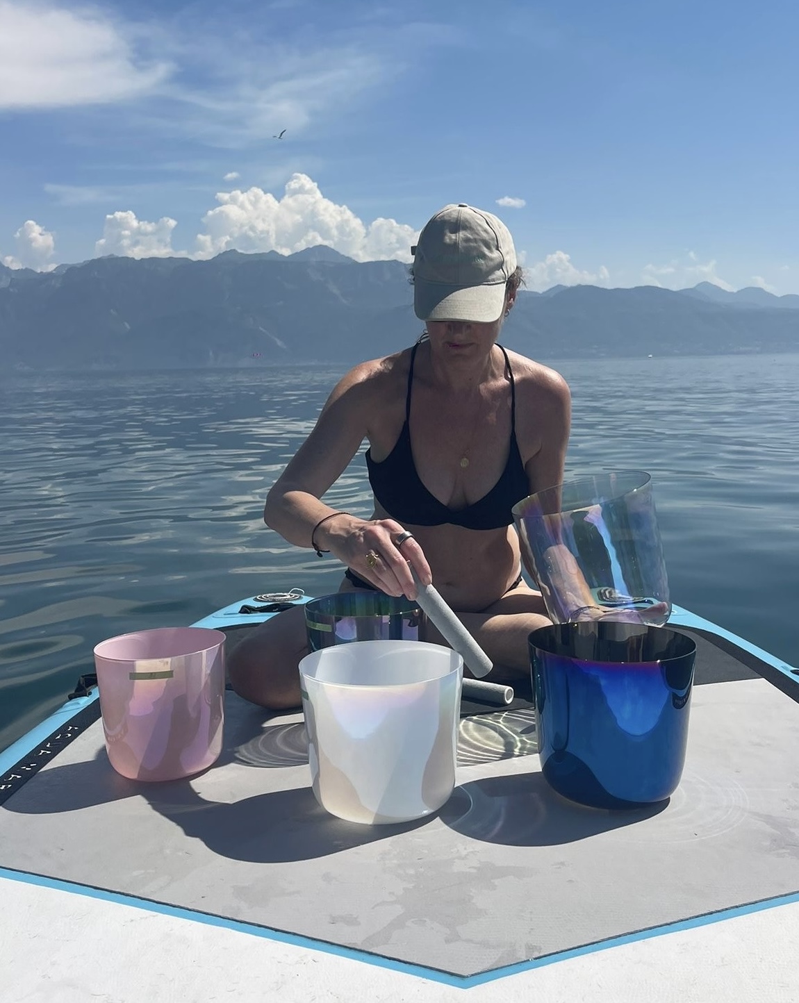Floating sound bath avec Nadine